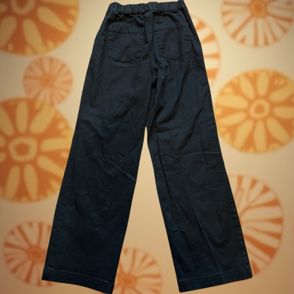 Black Wide Leg Pants by OAK + FORT, size XS - Picture 5 of 6